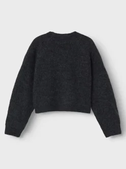 lasten neuletakki, NKFHOLLY BOXY SHORT KNIT CARDIGAN><noscript><img width=