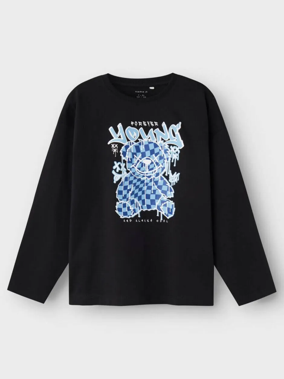 lasten paita, NKMSOMMO LS RLX TOP BOX>Name It Best