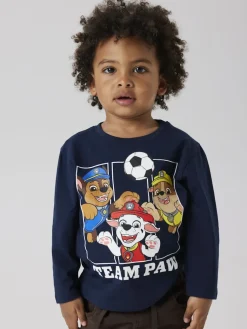 lasten paita, NMMJOLL PAW LS TOP>Name It Outlet