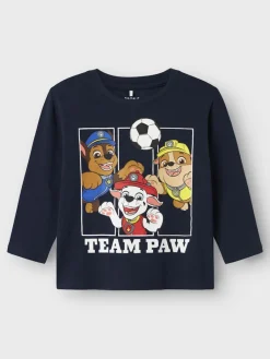 lasten paita, NMMJOLL PAW LS TOP>Name It Outlet