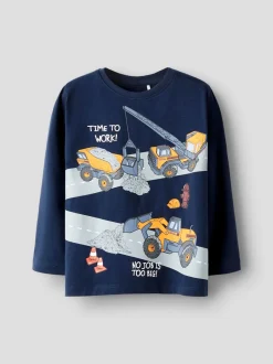 lasten pitkähihainen paita NMMOFEK TONKA LS TOP,>Name It Discount