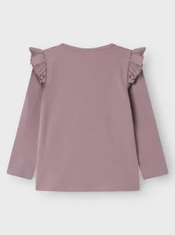 lasten pitkähihainen paita NMFSABINE PAW LS TOP,>Name It Hot