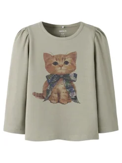 lasten pitkähihainen paita NMFBOLORAS LS TOP,>Name It Discount