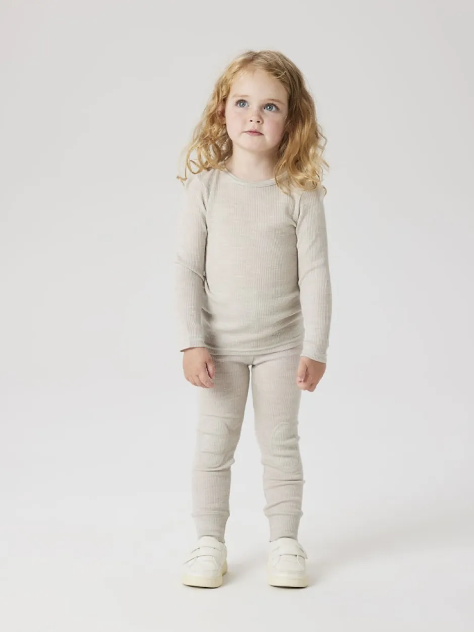 lasten pusero, NMNWAX WOOL RIB LS TOP>Name It Clearance