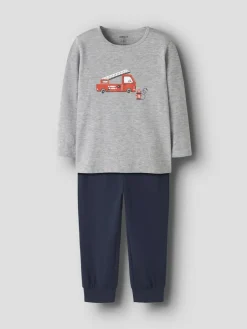 lasten pyjama NMMNIGHTSET GREY FIRETRUCK NOOS,><noscript><img width=