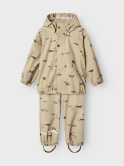 lasten sadeasu, NMMDRY10 RAIN SET Beige Kuosi>Name It Online