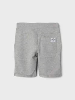 Lasten Shortsit NKMVERMO LONG SWE SHORTS UNB Vaaleanharmaa>Name It Sale