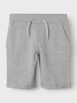 Lasten Shortsit NKMVERMO LONG SWE SHORTS UNB Vaaleanharmaa><noscript><img width=