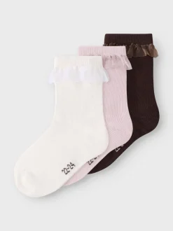 lasten sukat, NMFLOCKA 3P SOCK Ei Värikoodia>Name It Sale
