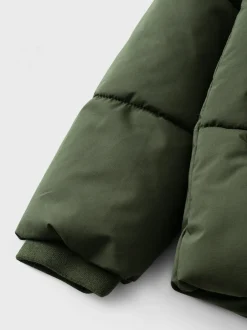 Lasten Talvitakki, NKMMORNING PUFFER JACKET Armeijanvihreä><noscript><img width=