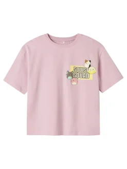 lasten t-paita, NKFMOMI SQUISH SS RLX TOP>Name It Best