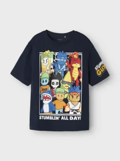 lasten t-paita NKMSTUFF STUMBELG SS NREG TOP,>Name It Hot