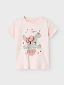 lasten t-paita, NMFJOLA SS TOP BOX>Name It Discount