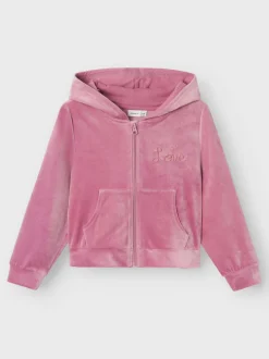 lasten velour takki, NKFRAGNA REG SHORT VEL CARDIGAN>Name It Sale