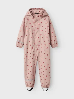 lasten vuorellinen sadepuku, NMFDRY10 RAIN SUIT FLEECE>Name It Clearance