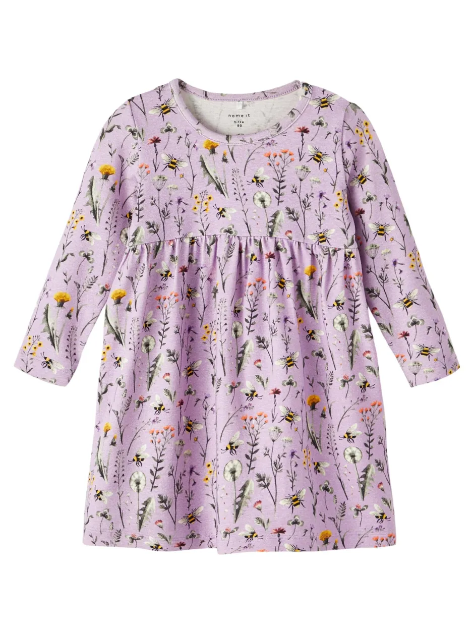 mekko, NBFHUBINE LS DRESS Liila>Name It Discount