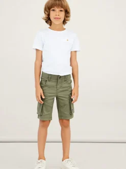 reisitaskushortsit, NKMRYAN REG TWI L SHORTS Armeijanvihreä>Name It New