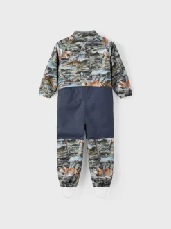 softshellhaalari, NMMALFA08 SUIT AOP FO Armeijanvihreä>Name It Online