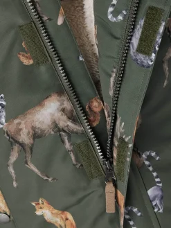 talvitakki, NMMSNOW05 JACKET NORDIC FOREST Vihreä Kuosi><noscript><img width=