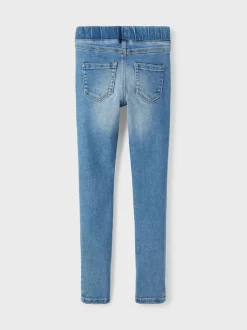 Tyttöjen Leggingsit, NKFPOLLY DNMTINDY LEFGGING NOOS Indigo>Name It Sale