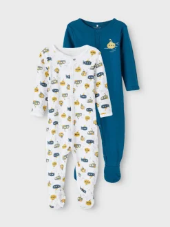 Vauvan Body NBMNIGHSUIT 2P WF LEGIEN BLUE>Name It Outlet