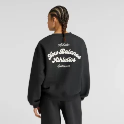 Naisten Collegepaita, Linear Heritage Fleece Crew>New Balance New