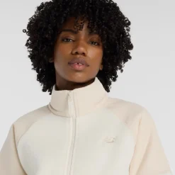 naisten fleecetakki, High Pile Fleece Jacket Luonnonvalkoinen><noscript><img width=