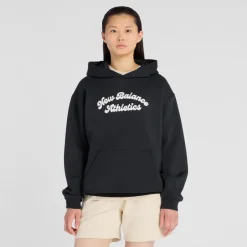 naisten huppari, Linear Heritage Fleece Long Hoodie>New Balance Sale