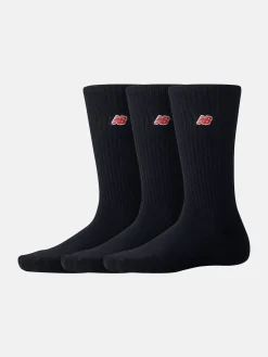 Sukat 3-Pack, NB PATCH LOGO CREW 3-PACK NOS>New Balance Outlet