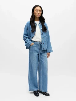 naisten farkut OBJROSIE MW WIDE Jeans,>Object Outlet