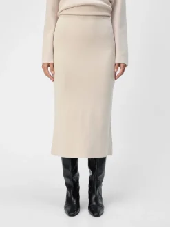 naisten hame, OBJREYNARD HW KNIT SKIRT>Object New