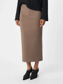 naisten hame, OBJREYNARD HW KNIT SKIRT>Object New
