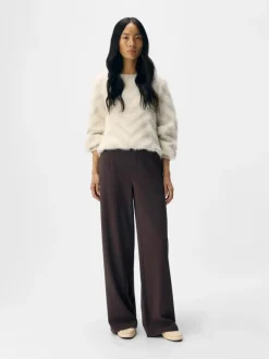 Naisten Housut OBJLISA WIDE PANT NOOS>Object