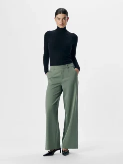 Naisten Housut, OBJLISA WIDE PANT NOOS H>Object Best
