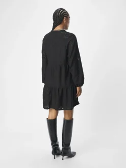 naisten mekko, OBJFEODORA GIA L/S DRESS>Object Hot