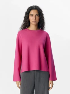 naisten neule, OBJREYNARD SQUARE SLEEVE O-NECK>Object
