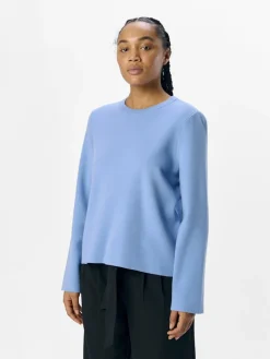 naisten neule, OBJREYNARD SQUARE SLEEVE O-NECK>Object Best