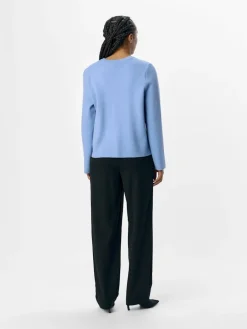naisten neule, OBJREYNARD SQUARE SLEEVE O-NECK>Object Best