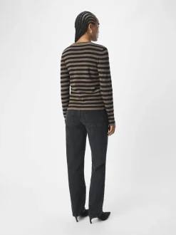 Naisten Neule, OBJESTER SLI L/S KNIT PULLOVER NOOS>Object Outlet