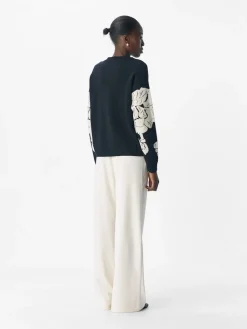 Naisten Neulepaita, OBJray LO L/S Knit Pullover><noscript><img width=