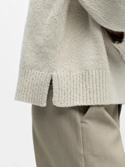 naisten neulepusero Objsima L/S Lo Knit Pullover Noos,><noscript><img width=