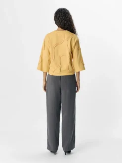 naisten pusero, OBJLIV RE 3/4 SWEATSHIRT CC2 SS><noscript><img width=