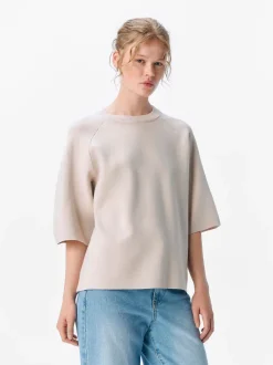 naisten pusero, OBJREYNARD 2/4 KNIT PULLOVER>Object Best