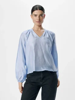 naisten pusero, OBJHEIDI L/S LO V-NECK TOP>Object Discount