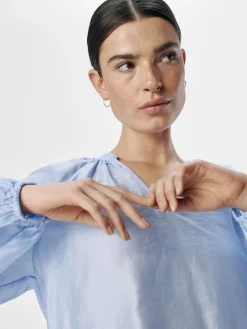 naisten pusero, OBJHEIDI L/S LO V-NECK TOP><noscript><img width=