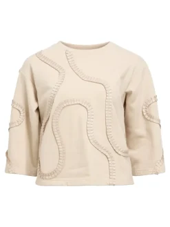 naisten pusero, OBJLIV RE 3/4 SWEATSHIRT CC2 SS><noscript><img width=