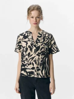 naisten toppi, OBJKARINA S/S RE V-NECK TOP>Object New