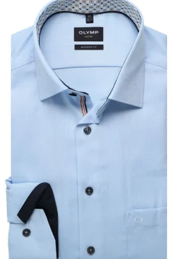 kauluspaita + Hiha Luxor Modern Fit Contrast Print,>Olymp Best