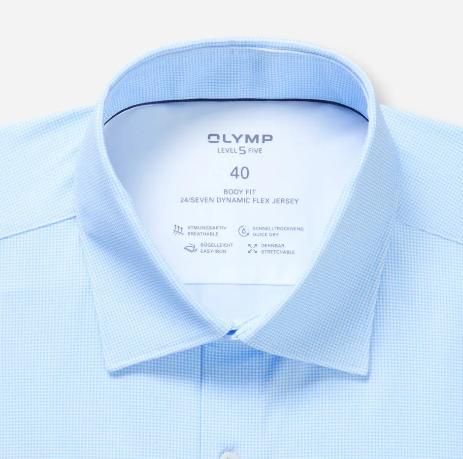 kauluspaita 24/7 Level 5 Body Fit Jersey Structure,>Olymp Clearance