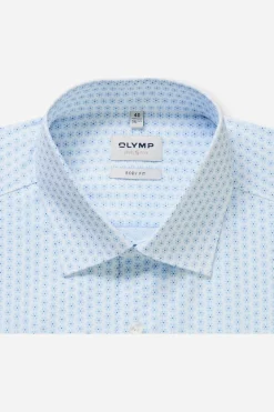 kauluspaita +Hiha Level 5 Body Fit Microprint,>Olymp Clearance